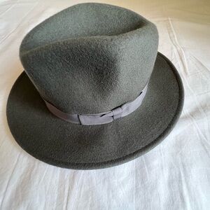 Gray Wool Hat